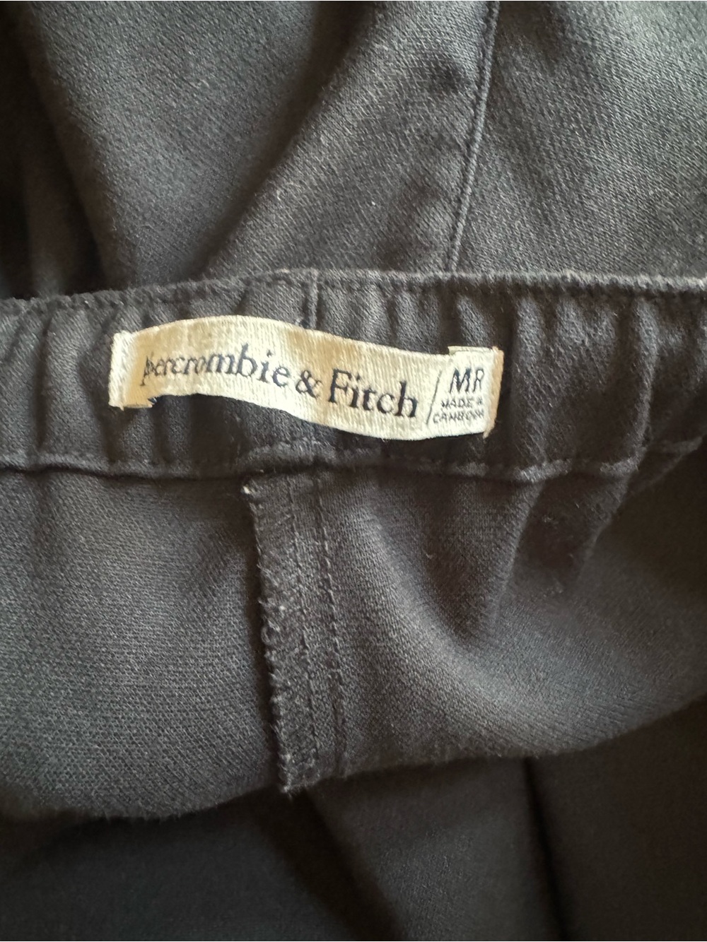 Abercrombie & Fitch Black Straight-Leg Pants - Picture 4 of 5